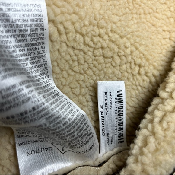 Zara Faux Cuir Brown Vest (worn 2 times) - Picture 4 of 9